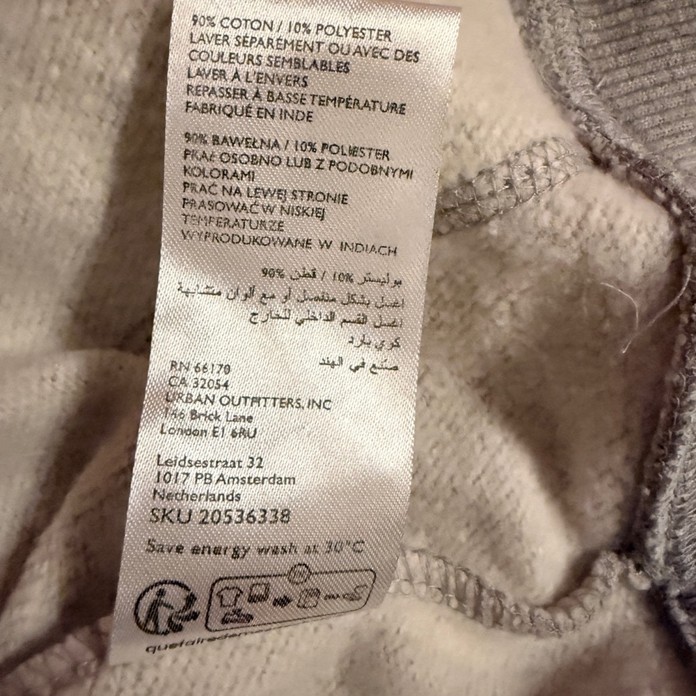 BGD Urban Outfitters Light Gray Zip-Up Hoodie - Picture 8 of 12